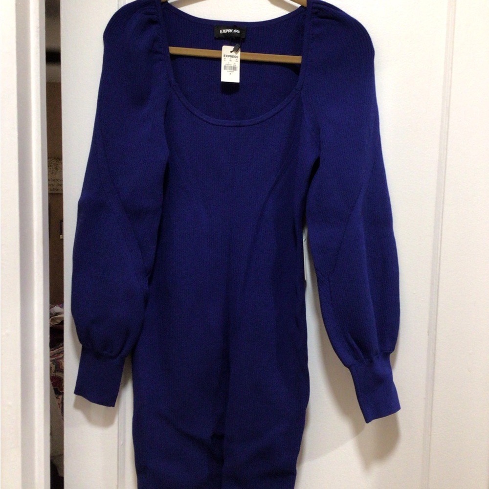 Express Scoop Neck Knit Dress NWT
